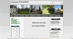 Desktop Screenshot of mairie-alleriot.fr