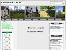Tablet Screenshot of mairie-alleriot.fr